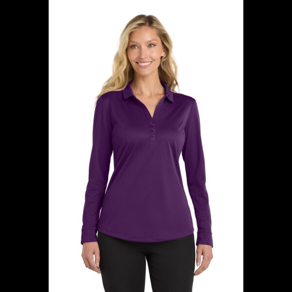 Women's Silk Touch Performance Long Sleeve Polo Thumbnail
