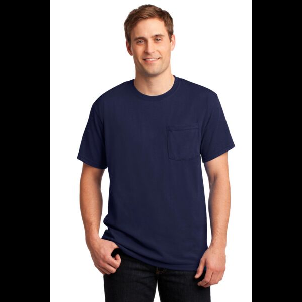 Dri Power ® 50/50 Cotton/Poly Pocket T Shirt Thumbnail