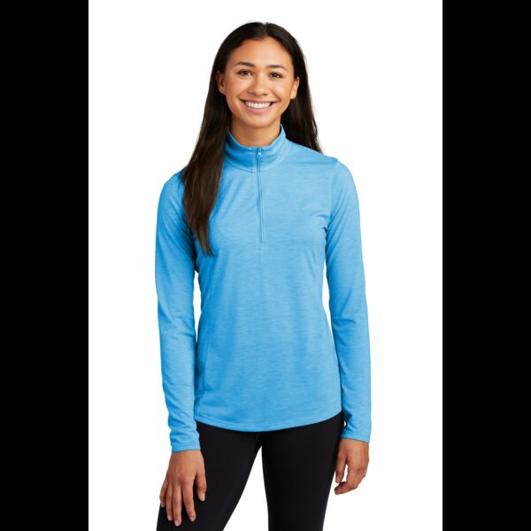Women's PosiCharge ® Tri Blend Wicking 1/4 Zip Pullover Thumbnail