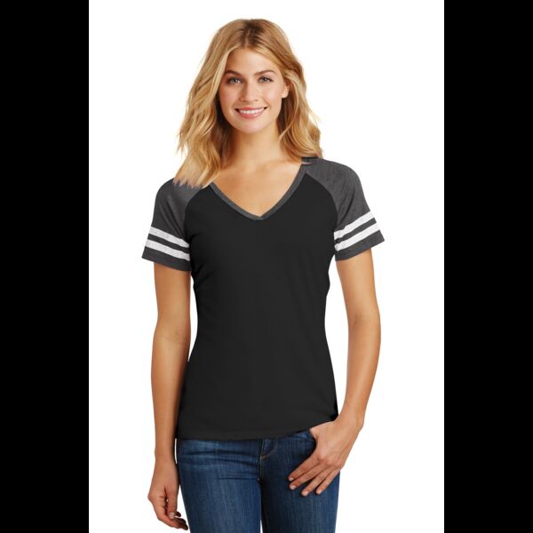 Women's Game V Neck Tee Thumbnail