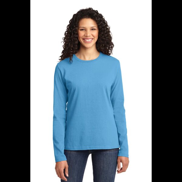 Women's Long Sleeve Core Cotton Tee Thumbnail