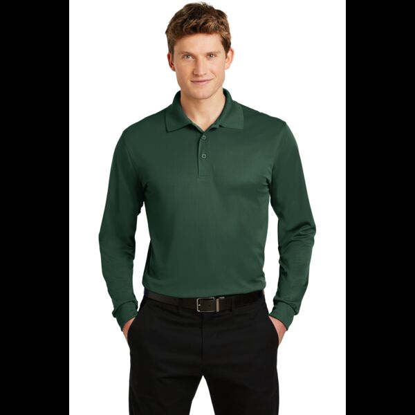 Long Sleeve Micropique Sport Wick ® Polo Thumbnail