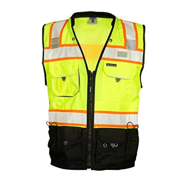 Kishigo S Class 2 Lime Surveyors Safety Vest Thumbnail