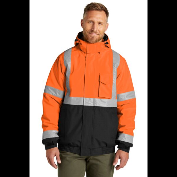 Ansi 107 Class 3 Economy Waterproof Insulated Bomber Jacket Thumbnail