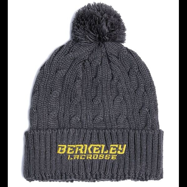 Cable Knit Pom-Pom Beanie Thumbnail